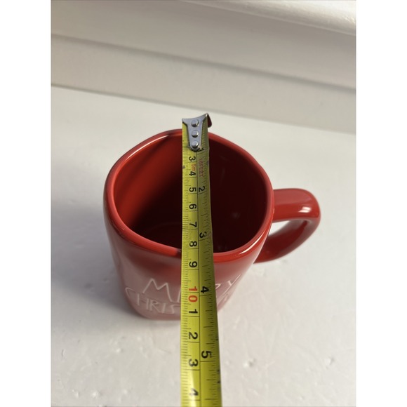 Rae Dunn, Artisan Collection, Merry Christmas, Mug by Magenta, 16 oz, Red - Picture 3 of 6